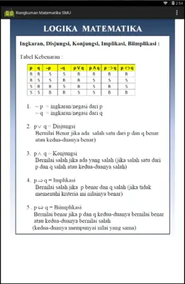 Matematika SMU android App screenshot 1