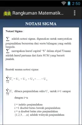 Matematika SMU android App screenshot 2